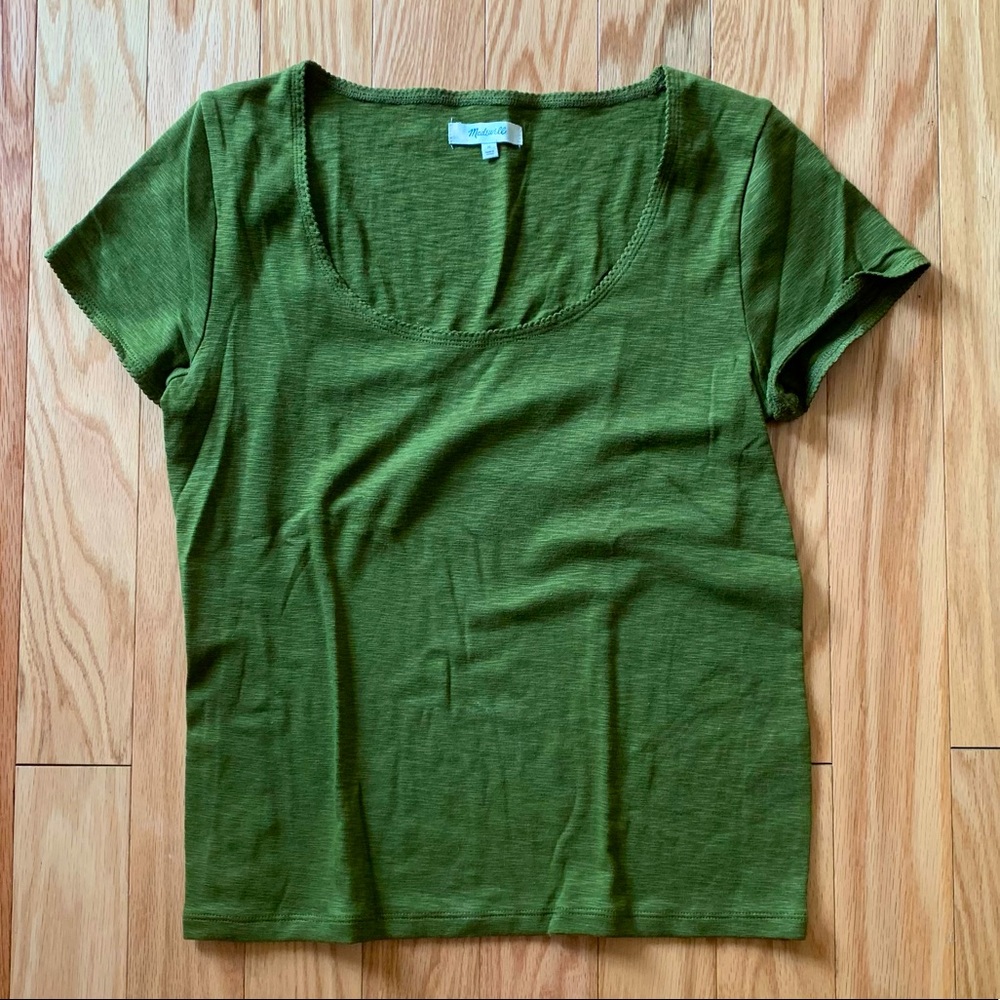 Madewell Olive Short Sleeve Tee